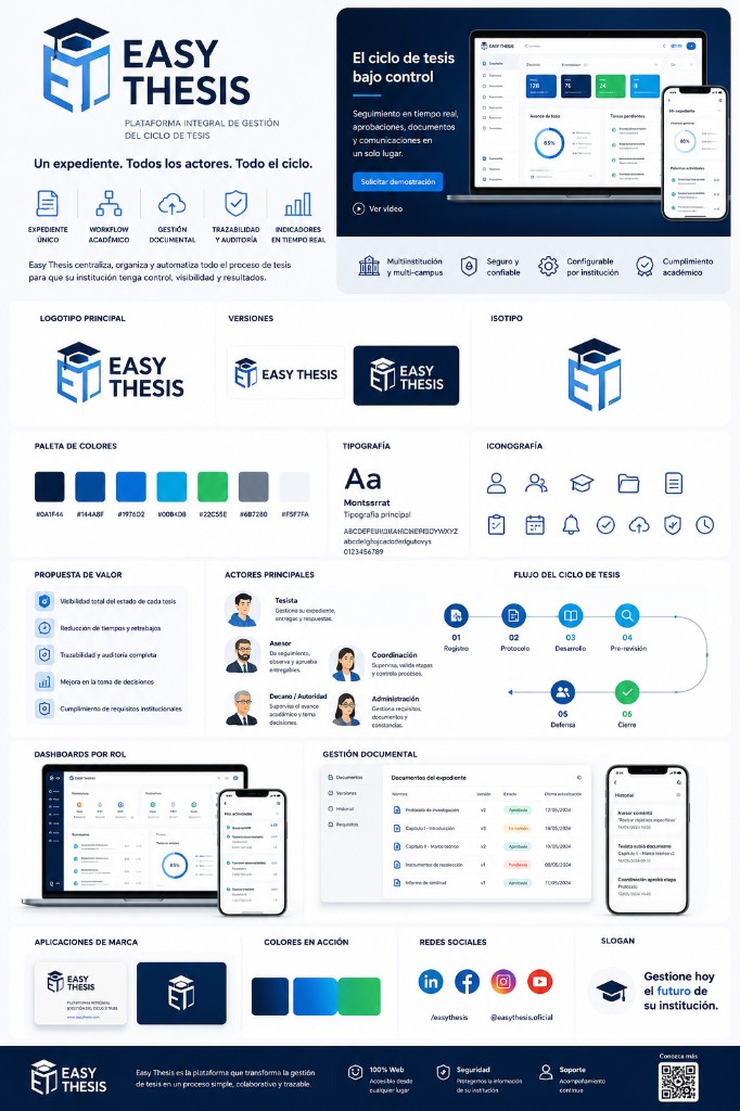 Dashboards e indicadores Easy Thesis