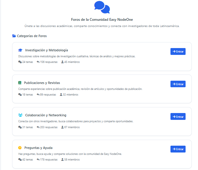Foros de la comunidad EasyNodeOne